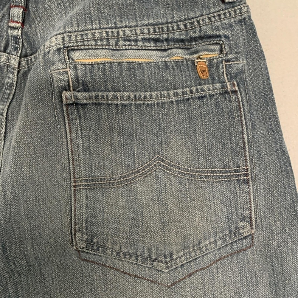 Vtg PHAT FARM Jeans Mens 38x33 Wide Leg Baggy Double Seam Loop Skater Streetwear - Picture 12 of 15